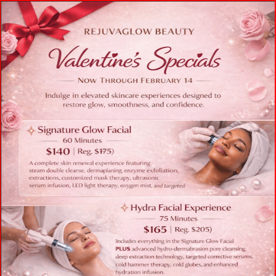 Valentines-Glow & Smooth Package at Rejuva Glow Beauty in Bethesda, MD